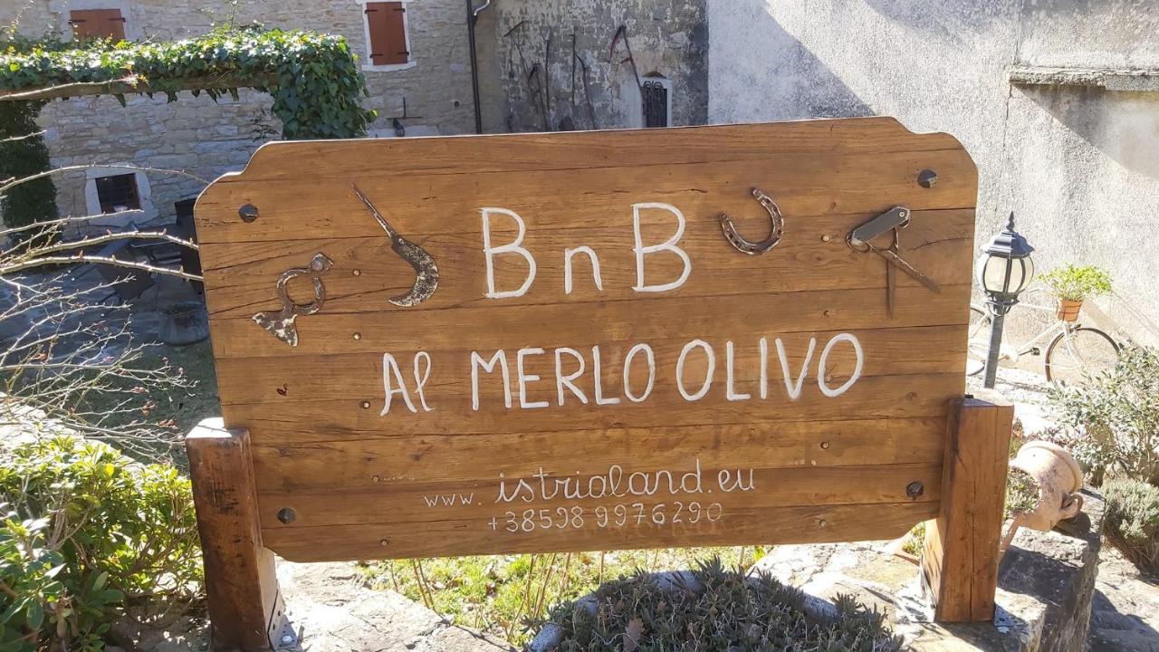 Al Merlo Olivo, Rural Istrian House Buje Exterior foto